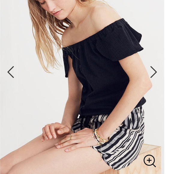 Madewell | Texture & Thread Off-the-Shoulder Top - Picture 5 of 7